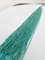 2-2.50MM Natural Amazonite Faceted Rondelle micro cut Beads, AAA Quality Amazonite beads For Jewelry Making