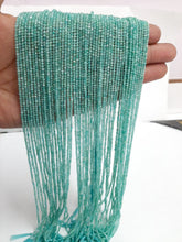 2-2.50MM Natural Amazonite Faceted Rondelle micro cut Beads, AAA Quality Amazonite beads For Jewelry Making