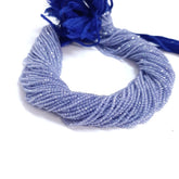 2-2.50MM Natural Tanzanite Micro cut faceted Rondelle Beads, AAA quality Tanzanite Beads For Jewelry Making, Top Tanzanite beads