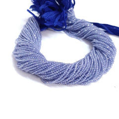 2-2.50MM Natural Tanzanite Micro cut faceted Rondelle Beads, AAA quality Tanzanite Beads For Jewelry Making, Top Tanzanite beads