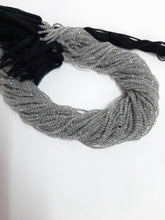 2-2.50MM Natural Labradorite micro cut faceted Rondelle Beads, Genuine Natural labradorite Faceted Rondelle Loose Beads for jewelry