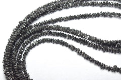 Natural Black Diamond Rough Diamond Beads, Raw Diamond, Uncut Diamond Beads Top Quality 16" Inches Natural Diamond Wholesaler Price.