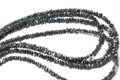 Natural Black Diamond Rough Diamond Beads, Raw Diamond, Uncut Diamond Beads Top Quality 16" Inches Natural Diamond Wholesaler Price.