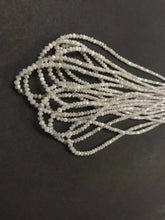 Natural Gray Diamond Faceted Rondelle Beads, AAA Grey Diamond Faceted Beads, Diamond Necklace, Grey Diamond Beads
