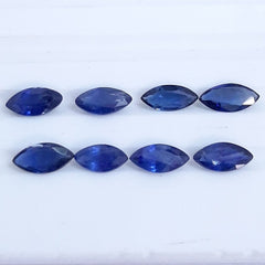 2.5x5MM, 3x6MM Natural Blue Sapphire faceted Marquise Cut Gemstone, AAA Blue Sapphire Faceted Marquise loose Calibrated Precious Gemstones