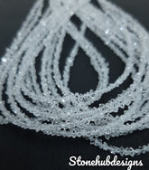 Natural Herkimer Diamond Quartz Rough Beads, Raw Diamond Gemstone Beads, Herkimer Rough Stone Herkimer Diamond Beads