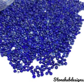 2MM, 2.25MM, 2.50MM, 3MM Natural Lapis Lazuli Cabochon Round Gemstone | AAA Blue Lapis Smooth Round Semi Precious Gemstone for Jewelry