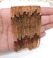 2-2.50MM Natural Petro Tourmaline Faceted Rondelle Beads, AAA Multi Tourmaline faceted rondelle beads for jewelry, Petro Tourmaline Beads