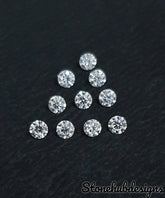 2MM, 2.50MM, 3MM, 3.50MM Moissanite Round Brilliant Cut Gemstones- Loose White Moissanite - D Color- VS-VVS Clarity, Moissanite for jewelry