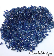 2x3.5MM, 2x4MM, 2.5x4.5MM, 2.5x5MM Natural Blue Sapphire faceted Baguette Gemstone, AAA Blue Sapphire Faceted baguette Precious For Jewelry