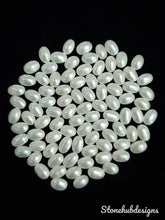 6x8MM, 7x9MM, 8x10MM Natural Fresh Water White Pearl Oval cabochon Gemstone, AAA White Pearl Oval flat back cabochon Loose stone For Jewelry