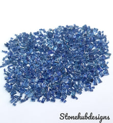 1.5x2.5MM, 1.5x3MM, 2x3MM Natural Blue Sapphire Faceted Baguette Cut Gemstone, AAA Blue Sapphire Faceted Baguette Calibrated Cut Stone