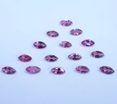 2x4MM, 2.5x5MM Natural Pink Tourmaline Faceted Marquise Cut Gemstone, AAA Pink Tourmaline Faceted Marquise Cut Fine Quality For Jewelry