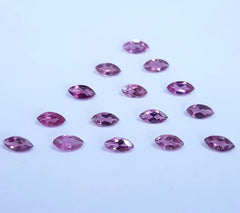 1.5x3MM, 2x4MM, 2.5x5MM Natural Pink Tourmaline Faceted Marquise Cut Gemstone, AAA Pink Tourmaline Faceted Marquise Fine Cut For Jewelry