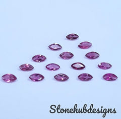 1.5x3MM, 2x4MM, 2.5x5MM Natural Pink Tourmaline Faceted Marquise Cut Gemstone, AAA Pink Tourmaline Faceted Marquise Fine Cut For Jewelry