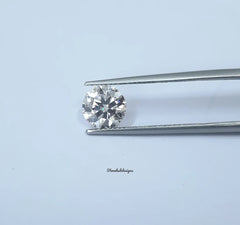 6MM, 6.50MM Moissanite Faceted Brilliant Round Cut Gemstone, AAA Quality D Color White Loose Moissanite Round Gemstone For Jewelry