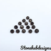 3MM, 3.50MM, 4MM, 4.50MM, 5MM, 6MM Natural Smoky Quartz Faceted Round Cut Gemstone, AAA Smoky Quartz Round Loose Calibrated Cut For Jewelry