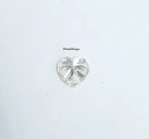 6MM, 7MM, 8MM, 9MM, 10MM Moissanite Faceted Heart Cut Gemstone, AAA D Color White Moissanite Heart Faceted Gemstone For Jewelry