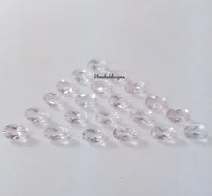 Natural Rose Quartz Faceted Oval Cut Gemstone, AAA Pink Rose Quartz Faceted Oval Cut Gemstone For Jewelry Making
