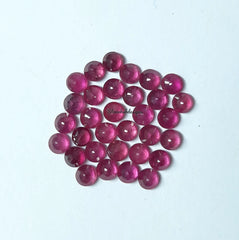 3MM, 4MM, 5MM RUBY Faceted Round Loose Gemstone, Ruby Round Faceted Loose Gemstone, GF Ruby Faceted Loose stone for Jewelry