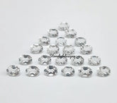 2x3MM, 3x4MM Natural White Topaz Faceted Oval Cut Gemstone, AAA White Topaz faceted Oval Loose Calibrated Cut Gemstone for jewelry