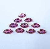 3x6MM, 4x8MM, 5x10MM, 6x12MM Natural Pink Topaz Faceted Marquise Cut Gemstone, AAA Pink Topaz Faceted Marquise Calibrated Loose Gemstone