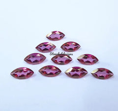 3x6MM, 4x8MM, 5x10MM, 6x12MM Natural Pink Topaz Faceted Marquise Cut Gemstone, AAA Pink Topaz Faceted Marquise Calibrated Loose Gemstone