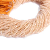 2-2.50MM Natural Citrine Faceted Rondelle Micro Cut Beads, AAA Quality Yellow Citrine faceted Rondelle beads For Jewelry