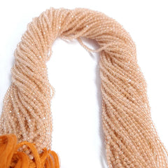 2-2.50MM Natural Citrine Faceted Rondelle Micro Cut Beads, AAA Quality Yellow Citrine faceted Rondelle beads For Jewelry