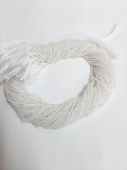 2-2.50MM Natural White Crystal Faceted Rondelle Micro Cut beads, AAA High Quality strand, Jewelry Loose Faceted Beads 13 inches