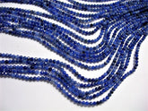 2-2.50MM Natural Sodalite Faceted Micro Cut Rondelle Beads, AAA Quality Sodalite Gemstone 13 inch strand for Jewelry Making