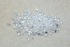 5 Pcs 2MM, 2.25MM, 2.50MM, 2.75MM Natural White Topaz Faceted Round Cut Gemstone, AAA White Topaz Faceted Round Loose Cut For Topaz Jewelry