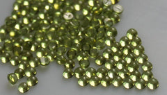 3MM, 4MM, 5MM, 6MM Natural Peridot Round cabochon Gemstone, AAA Peridot Smooth Round cabochon Calibrated Size loose Gemstone for jewelry