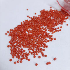 50 pcs 1.50MM, 1.75MM, 2MM, 2.50MM Natural Coral Round Cabochon Gemstone, AAA Italian Coral Round Flat back Cabochon Stone For Jewelry