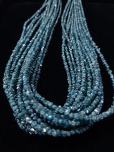 Natural Rare Blue Diamond Uncut Rough Raw Beads | Conflict Free Diamond Rough 15 inches beads | Uncut Diamond for Jewelry making.