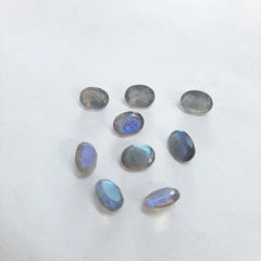 10x14MM, 12x16MM, 13x18MM, 15x20MM Natural Labradorite Faceted Oval Cut Stone, AAA Labradorite blue flashy Oval Cut size loose Gemstone