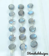 3MM, 4MM, 5MM, 6MM Natural Labradorite Faceted Round Cut Stone, AAA Labradorite Faceted Round Calibrated Blue flashy Cut Stone For jewelry