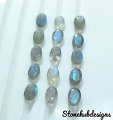 3x5MM, 4x6MM, 5x7MM, 6x8MM, 7x9MM Natural Labradorite Faceted Oval Cut Stone, AAA Blue Flash Labradorite Oval Calibrated Size loose Gemstone