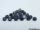 7MM, 8MM, 9MM, 10MM Black Spinel Faceted Round Cut gemstone, 100% Natural AAA Quality Black Spinel Round Faceted Loose Gemstone