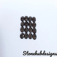 3X5MM, 4X6MM, 5X7MM Natural Smoky Quartz Faceted Oval Cut Gemstone, AAA Brown Smoky quartz oval cut for jewelry