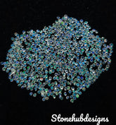 1.25MM, 1.50MM, 1.75MM, 2MM Ethiopian Opal Faceted Round Cut Gemstone | AAA Natural Ethiopian Opal Multi Fire Round Loose stone For Jewelry