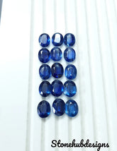 4X6MM, 5X7MM Natural Kyanite Faceted Oval Cut Gemstone, AAA Quality Loose Blue Kyanite Oval Cut Gemstone, Loose Kyanite For Jewelry