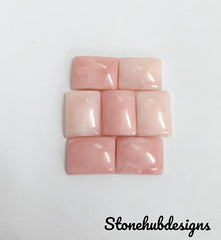 Natural Pink Opal Smooth Octagon Cabochon Gemstone, Opal Octagon Shape Smooth Polished Gemstones Lot For Earring Ring And Jewelry