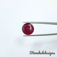 11MM, 12MM, 13MM, 14MM, 15MM RUBY Faceted Round Loose Gemstone, AAA GF Ruby Round Faceted Loose Stone For Jewelry