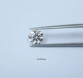 10 pcs Moissanite Faceted Round Brilliant Cut Gemstone, AAA D Color Quality Loose Moissanite Round Gemstone For Jewelry