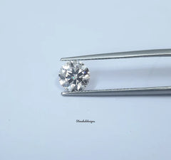 10 pcs Moissanite Faceted Round Brilliant Cut Gemstone, AAA D Color Quality Loose Moissanite Round Gemstone For Jewelry