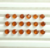 3MM, 4MM, 5MM, 6MM Natural Kyanite Faceted Round Cut Gemstone, AAA Quality Rare Orange Kyanite Round Cut For Jewelry, Loose Kyanite Gemstone