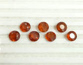 Natural Kyanite Faceted Round Cut Gemstone, AAA Rare Orange Kyanite Round Cut For Jewelry, Loose Kyanite Gemstone