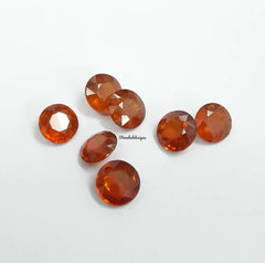 Natural Kyanite Faceted Round Cut Gemstone, AAA Rare Orange Kyanite Round Cut For Jewelry, Loose Kyanite Gemstone