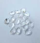 7X9MM, 8X10MM, 9X11MM, 10X12MM Natural Crystal Quartz Faceted Oval Cut Gemstone, AAA Crystal Quartz Oval cut For Jewelry Making